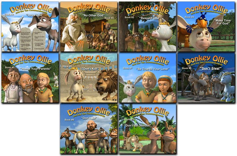 1. Donkey Ollie and the Ten Commandments